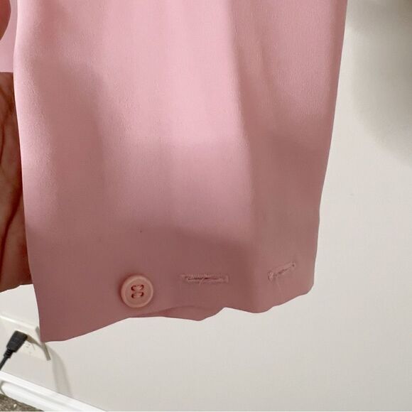 Pendleton Long Sleeve Pink Double Breasted Blouse Size 12 - Picture 6 of 6